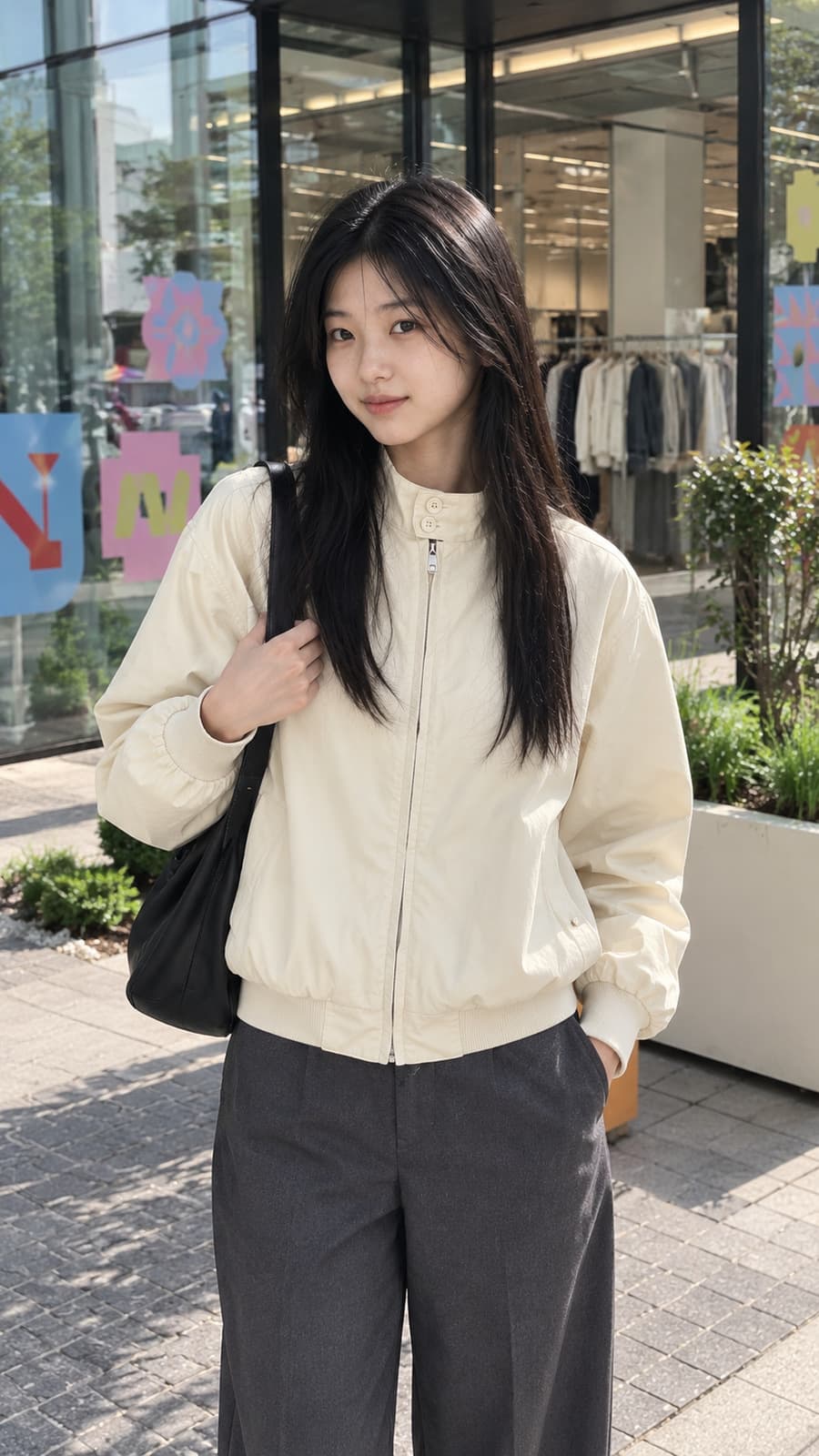 2026 가을/겨울 새로운 미국 빈티지 디자인 캐주얼 스탠드 칼라 카디건 재킷